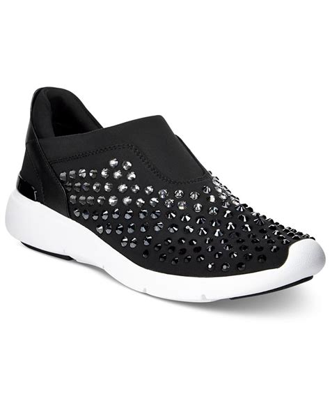 michael kors ace trainers|Michael Kors slip on trainers.